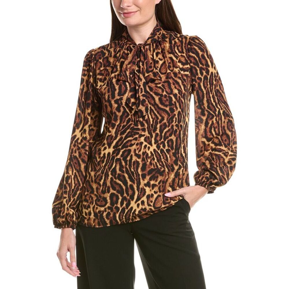 Joseph Ribkoff Womens Balloon Sleeve Top, Black